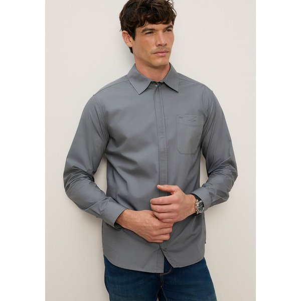 Man's World Langarmhemd mit moderner Reißverschlusslösung Regular Fit, Die moderne Alternative zum klassischen Hemdenlook