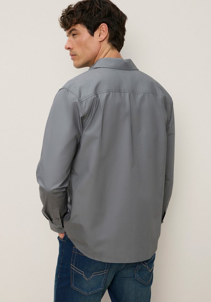 Man's World Langarmhemd mit moderner Reißverschlusslösung Regular Fit, Die moderne Alternative zum klassischen Hemdenlook – Bild 2 von 5