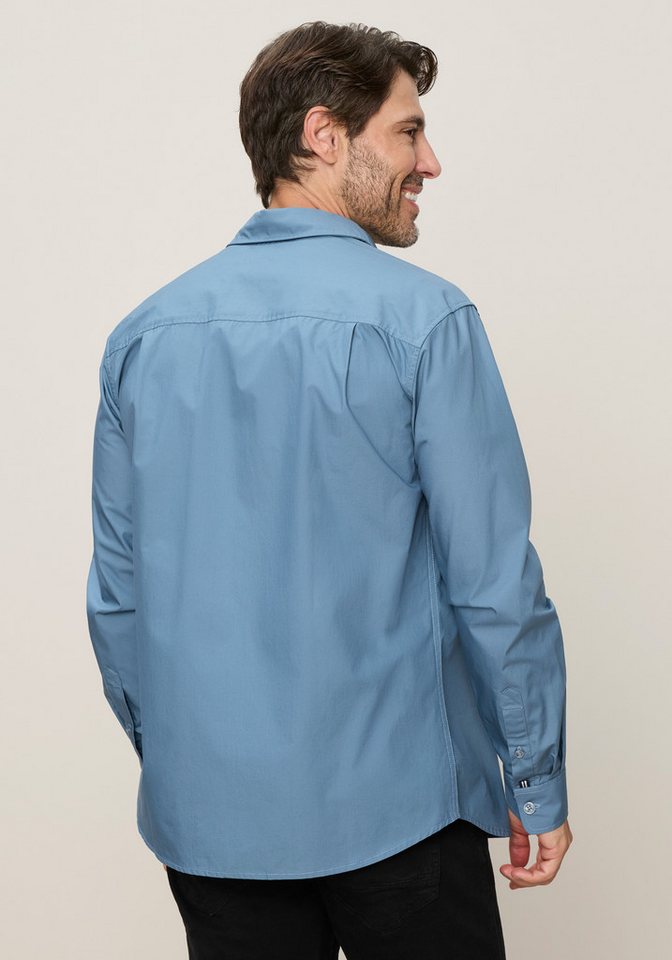 Man's World Langarmhemd mit moderner Reißverschlusslösung Regular Fit, Die moderne Alternative zum klassischen Hemdenlook – Bild 3 von 5