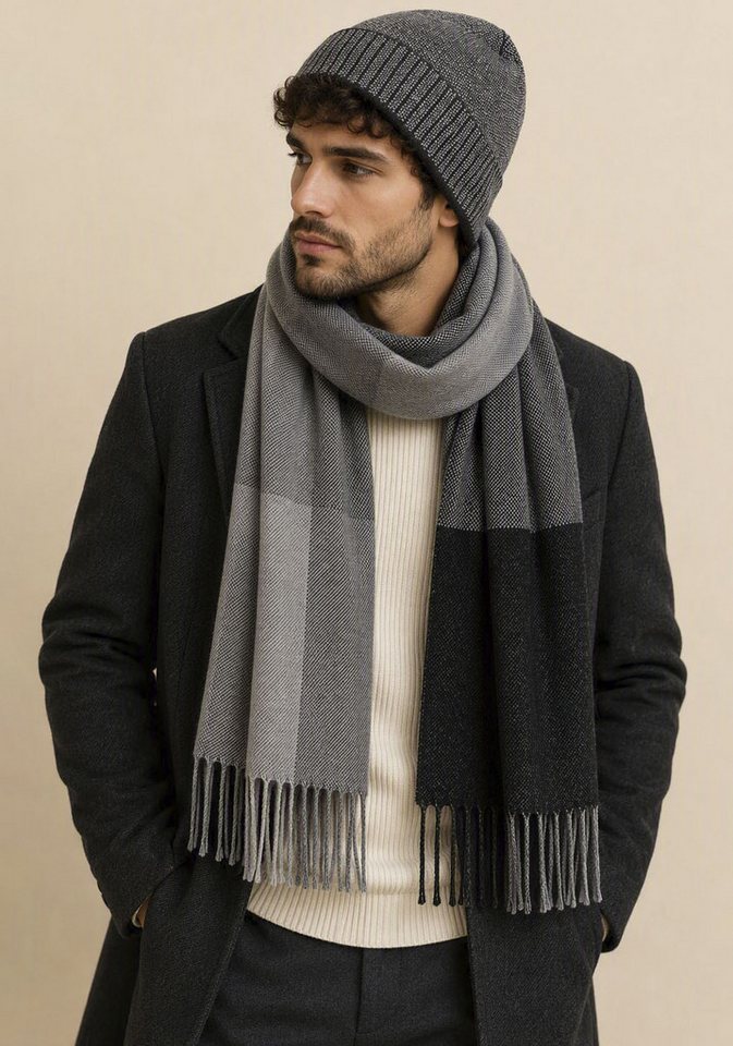 Man's World Modeschal, für Herren, aus gewebter Kunstfaser, für Outdoor, Herbst und Winter – Bild 2 von 4