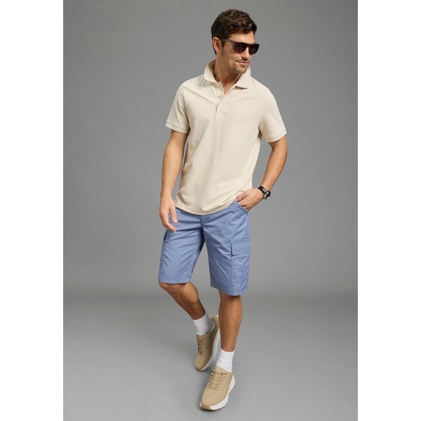 Man's World Poloshirt Kurzarm, lockere Passform, unifarben