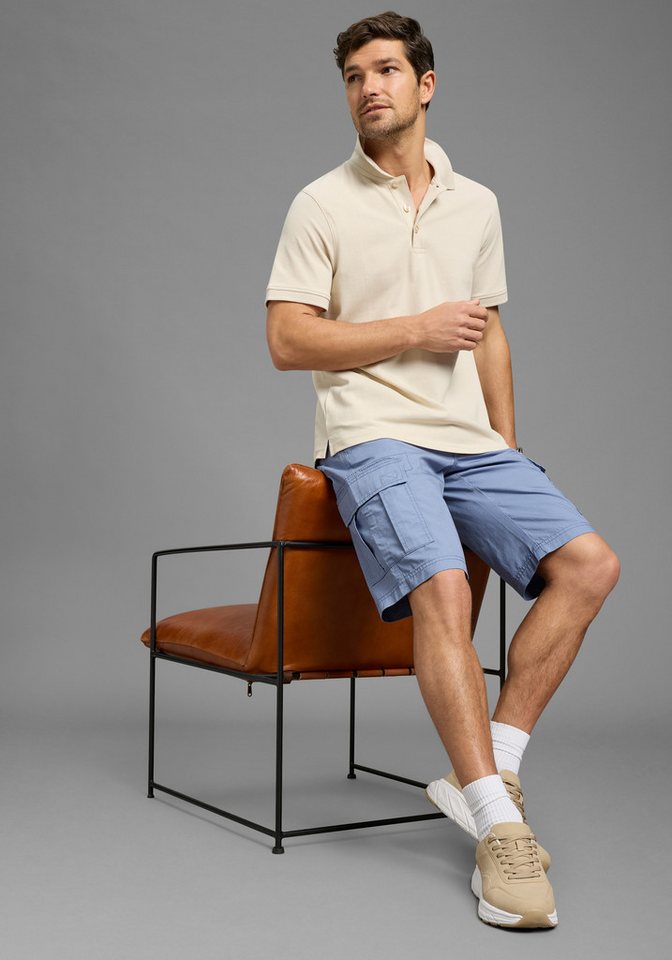 Man's World Poloshirt Kurzarm, lockere Passform, unifarben – Bild 3 von 5