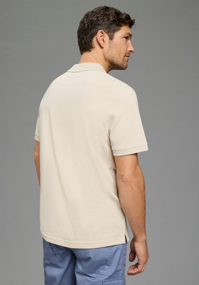 Man's World Poloshirt Kurzarm, lockere Passform, unifarben – Bild 4 von 5