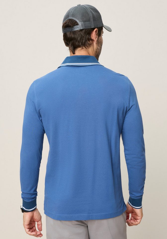 Man's World Poloshirt normale Passform, mit Langarm, klassischer Casual-Look – Bild 4 von 5