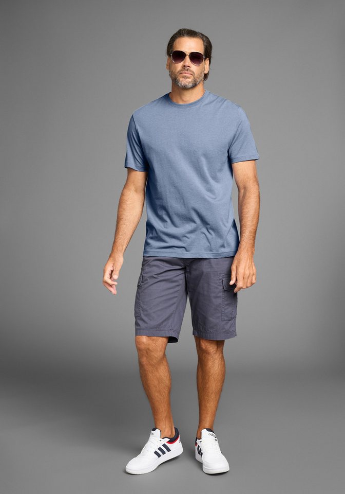 Man's World Rundhalsshirt (2er-Pack) Kurzarm, Basic-Stil, aus Baumwollmischung, 2er-Pack – Bild 5 von 5