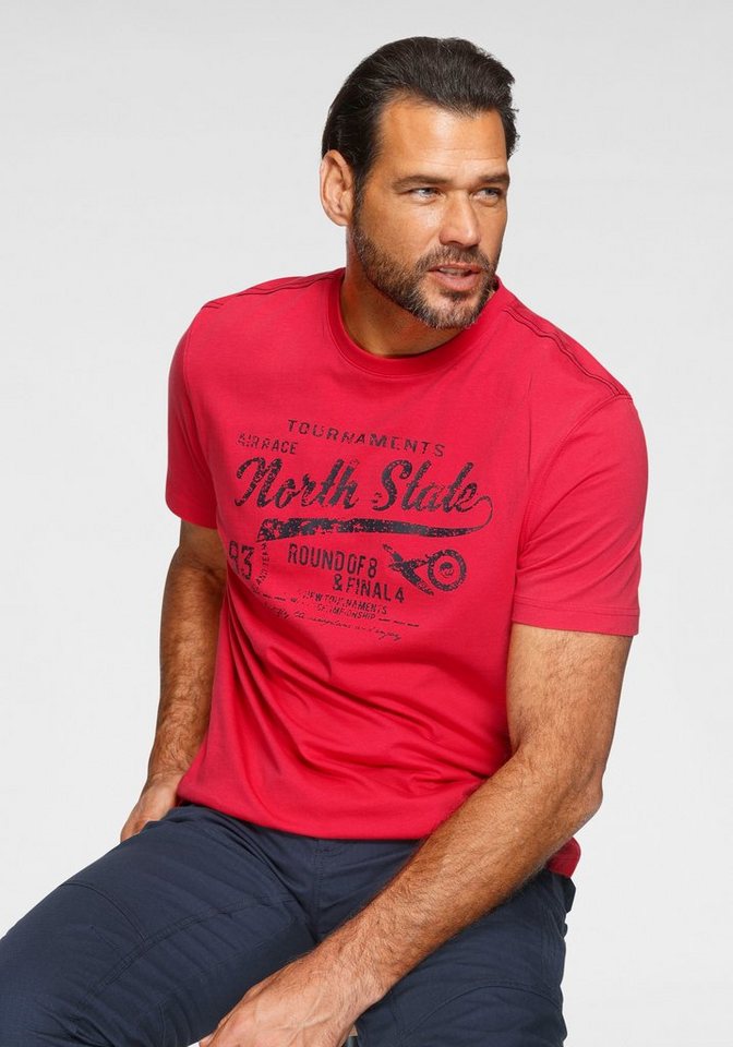 Man's World Rundhalsshirt Kurzarm, bedruckt, Rundhalsausschnitt, aus Single Jersey – Bild 2 von 5