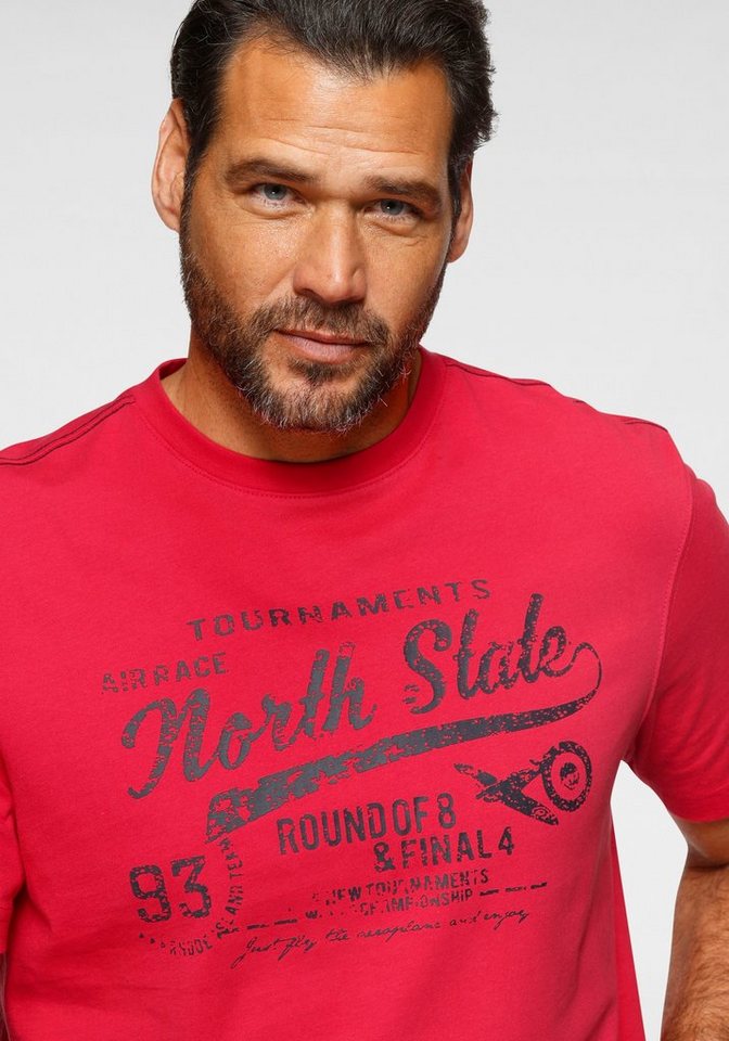 Man's World Rundhalsshirt Kurzarm, bedruckt, Rundhalsausschnitt, aus Single Jersey – Bild 5 von 5