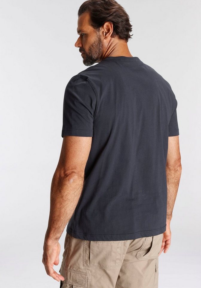 Man's World Rundhalsshirt Kurzarm, Regular Fit, mit Print, Rundhalsausschnitt – Bild 3 von 5