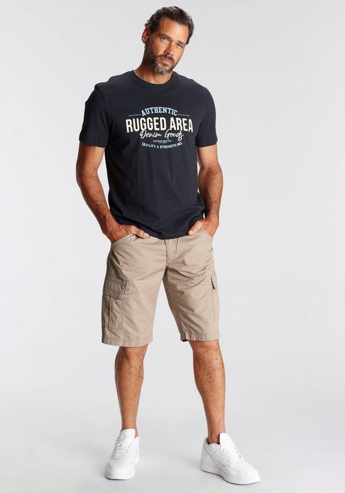 Man's World Rundhalsshirt Kurzarm, Regular Fit, mit Print, Rundhalsausschnitt – Bild 5 von 5
