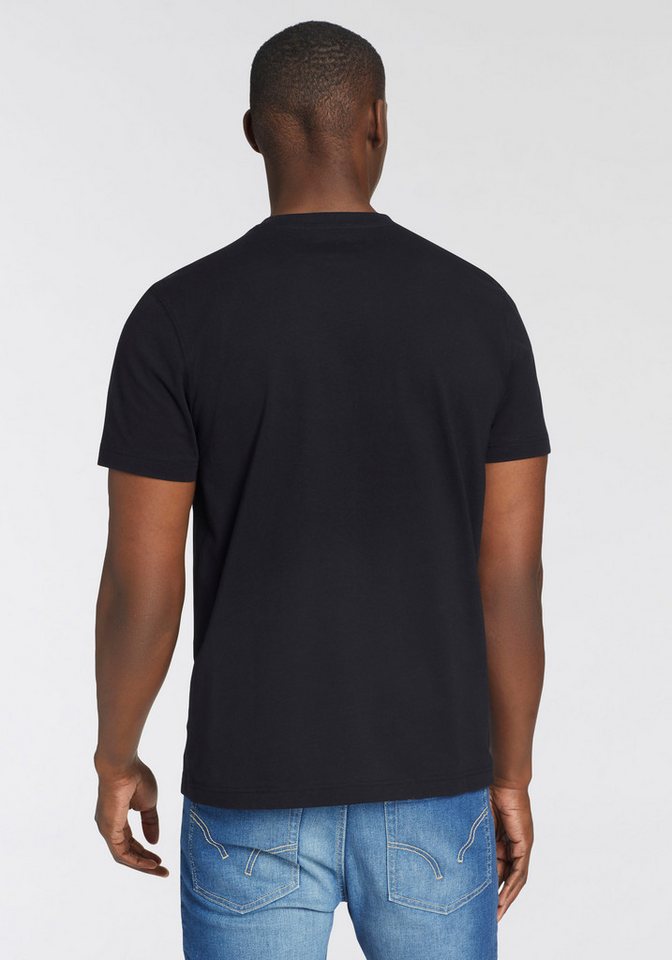 Man's World Rundhalsshirt (Packung, 2-tlg., 2er Pack) Kurzarm, unifarben, Rundhals, aus Baumwolle – Bild 4 von 5