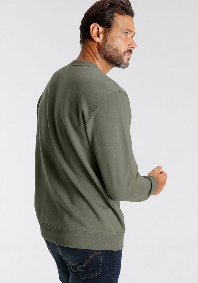 Man's World Sweatshirt Langarm, lässiger Print, Rundhals, aus Baumwollmischung – Bild 2 von 5