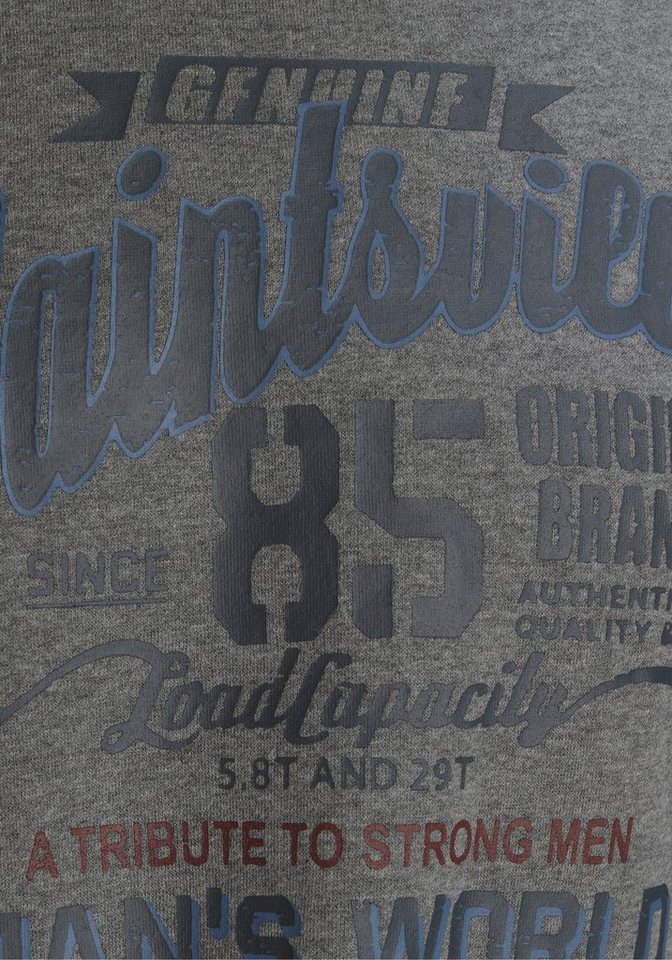 Man's World Sweatshirt Langarm, lässiger Print, Rundhals, aus Baumwollmischung – Bild 5 von 5