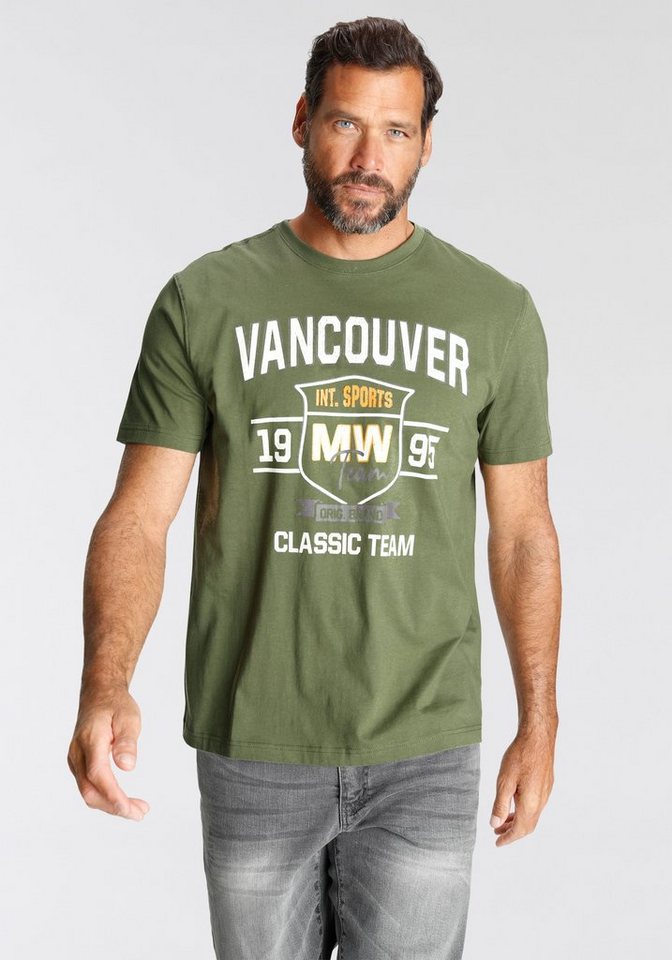 Man's World T-Shirt Kurzarm, bedruckt, Rundhalsausschnitt, aus Baumwolle – Bild 2 von 5