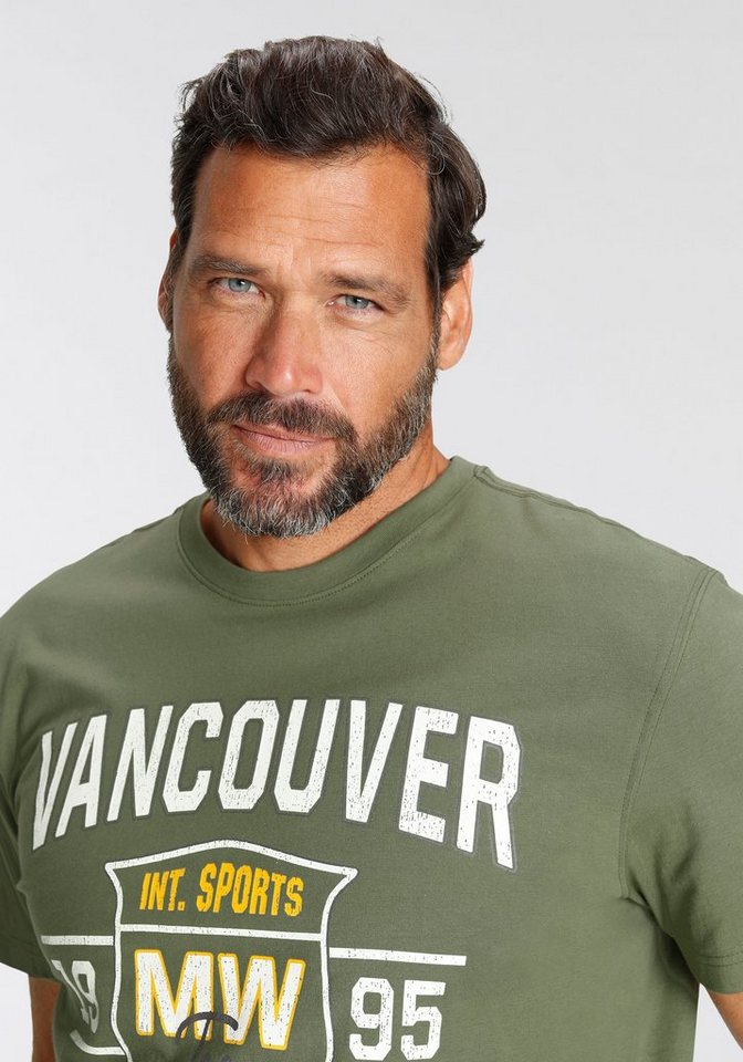 Man's World T-Shirt Kurzarm, bedruckt, Rundhalsausschnitt, aus Baumwolle – Bild 4 von 5