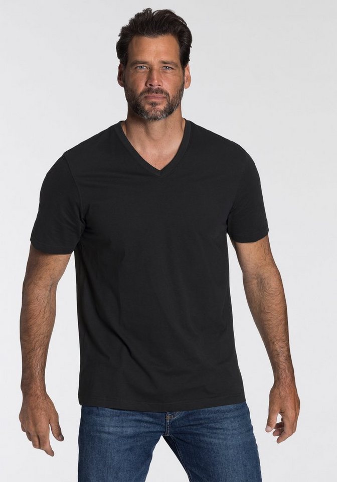 Man's World V-Shirt (Packung, 3-tlg., 3er-Pack) Kurzarm, aus Baumwolle – Bild 2 von 5