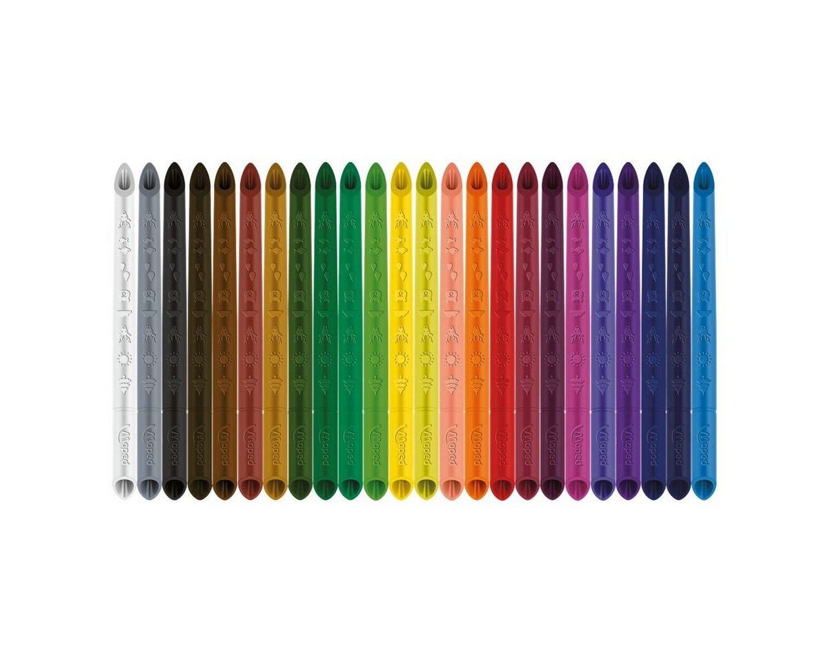 MAPED Buntstift Color peps Infinity, (24-tlg), selbstanspitzend, ohne Holzmantel – Bild 2 von 3