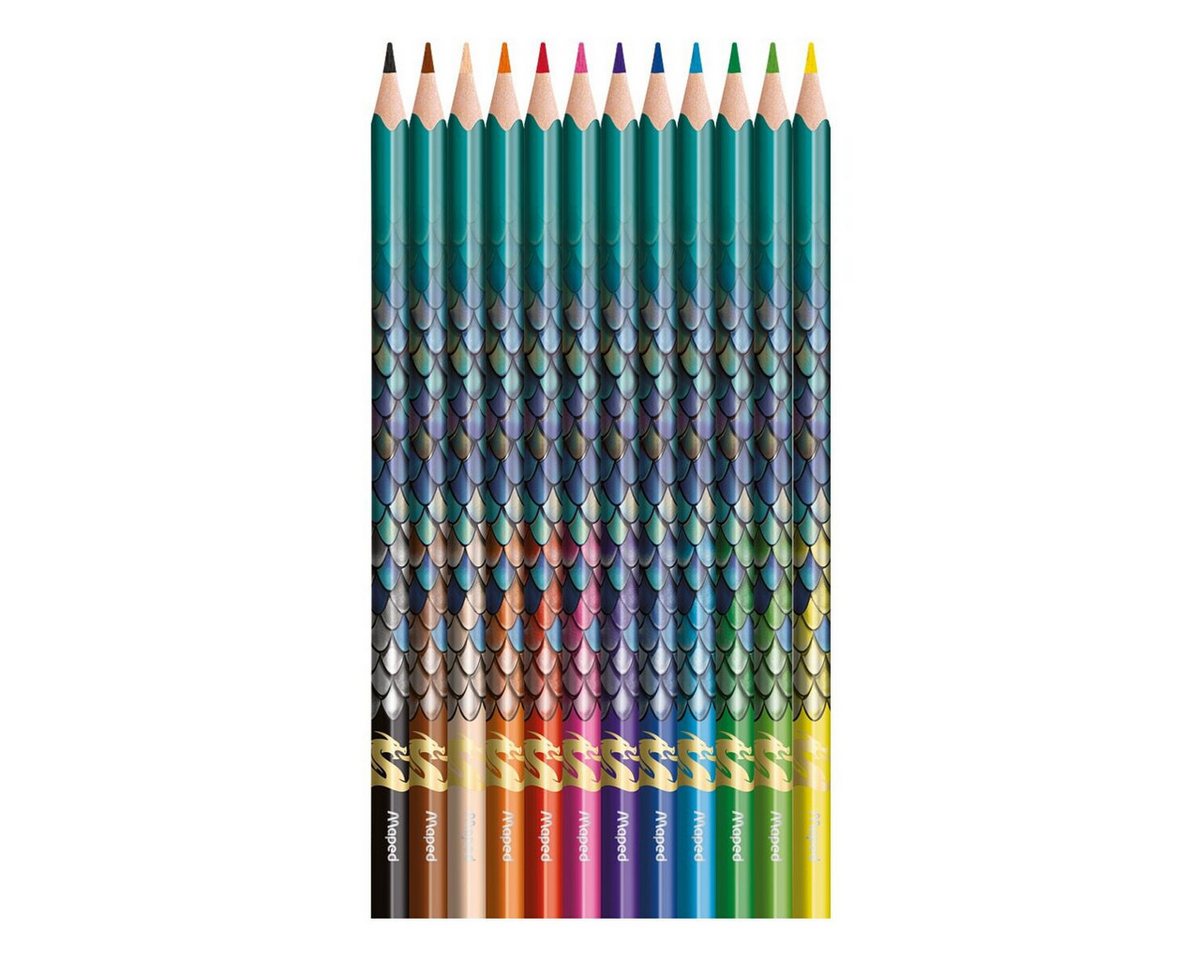 MAPED Buntstift DRAGON, (12-tlg), 12 Farben – Bild 2 von 2