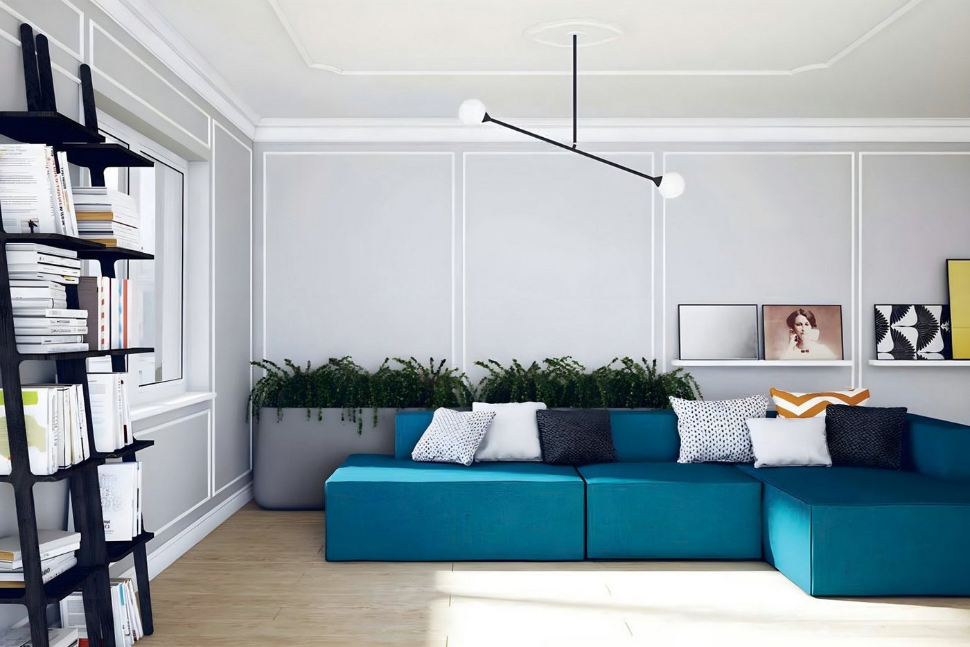 marbet design Stuckleiste, 20 Meter / 10 Leisten, XPS Styropor weiß - Wandleisten Bordüre Styroporleisten E-Leisten - (20 Meter / 10 Leisten E-18) – Bild 4 von 5