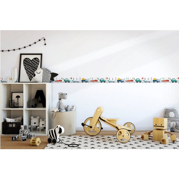 Marburg Kindertapete, Auto, matt, (1 St), moderne Tapete für Wohnzimmer Schlafzimmer Küche