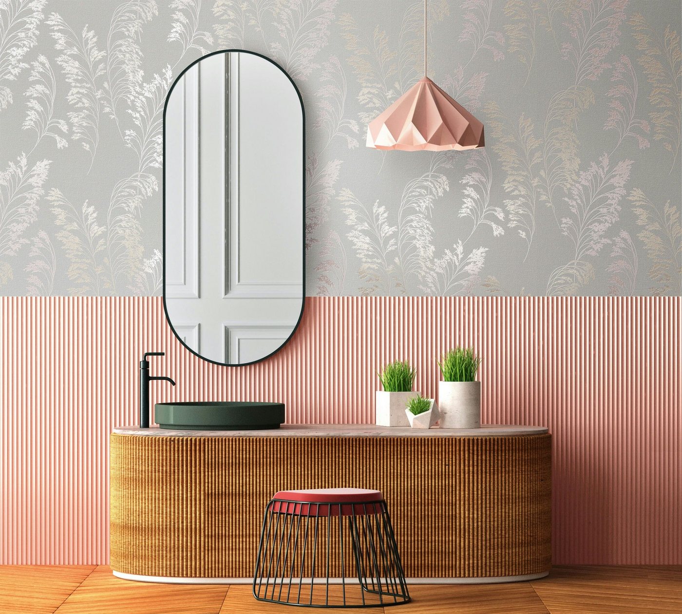 Marburg Vliestapete Harmony Haven, botanisch, moderne Tapete für Wohnzimmer Schlafzimmer Küche – Bild 3 von 3