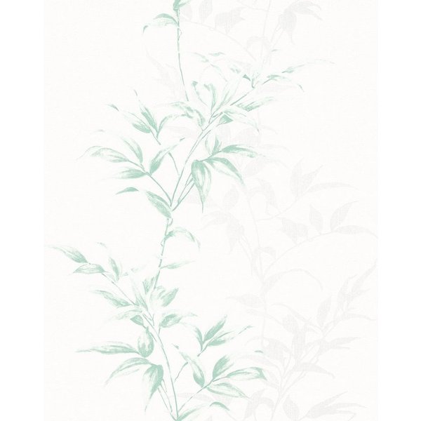 Marburg Vliestapete Novamur Hailey, Floral, weiß, grün 82222