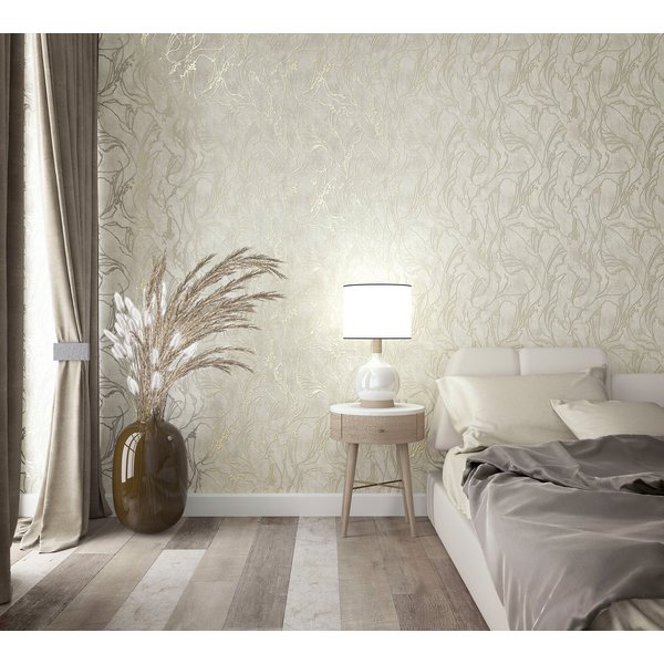 Marburg Vliestapete Squirm, strukturiert, glänzend, moderne Tapete für Wohnzimmer Schlafzimmer Küche