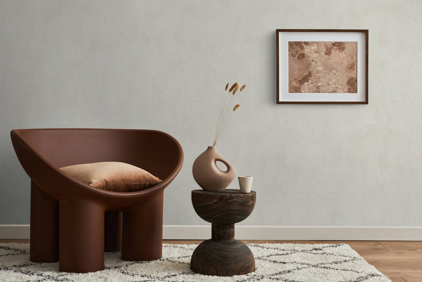 Marburg Vliestapete Tapete Plain Concrete, geprägt, uni, moderne Vliestapete für Wohnzimmer Schlafzimmer Küche – Bild 3 von 3