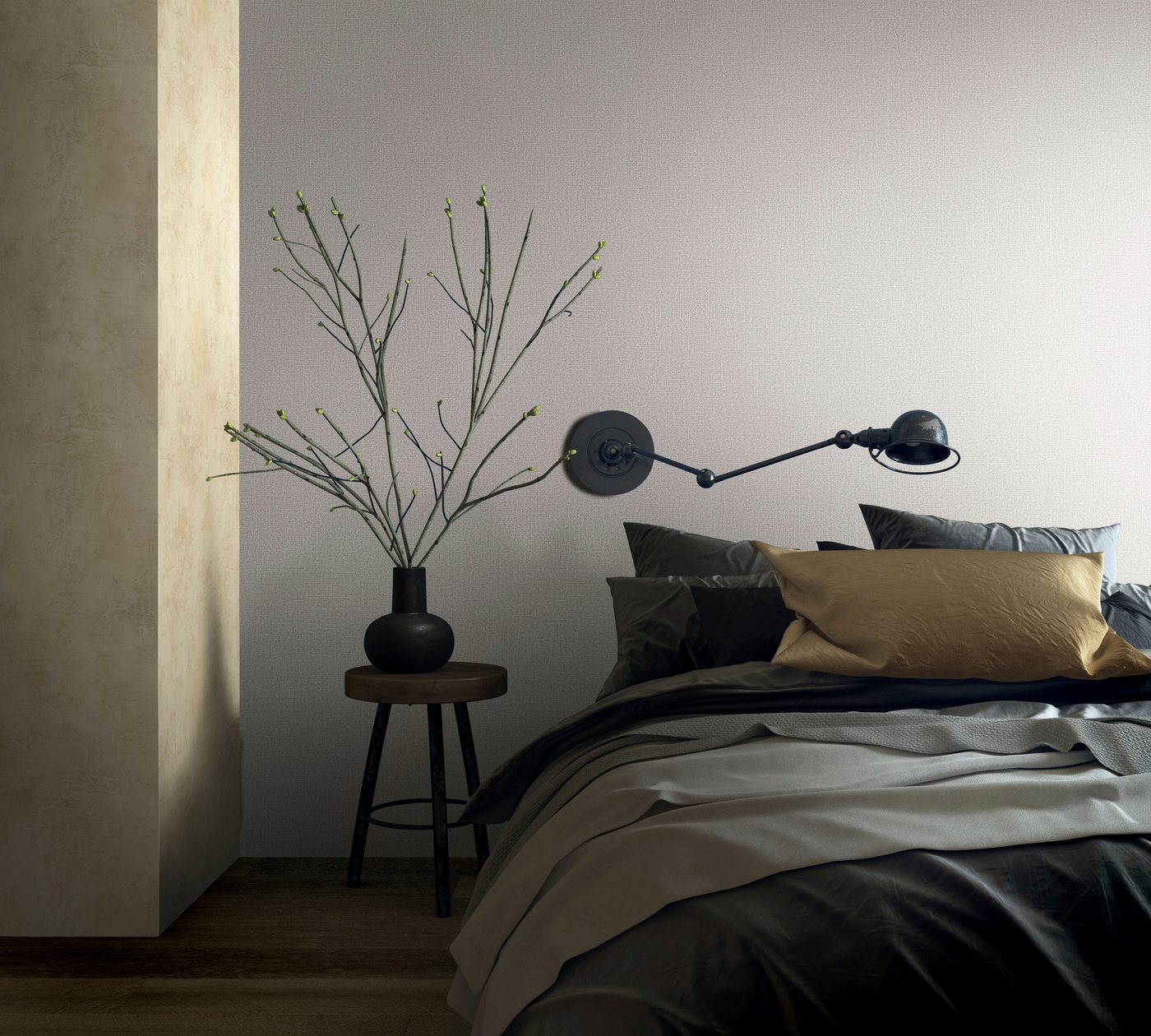 Marburg Vliestapete Yute, texturiert, uni, moderne Tapete für Wohnzimmer Schlafzimmer Küche – Bild 2 von 4