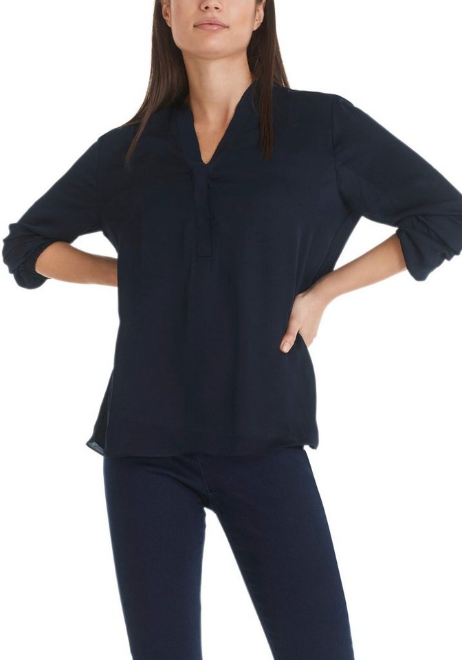 Marc Cain Langarmbluse "Collection Essential" Premium Damenmode Weite Bluse – Bild 2 von 5