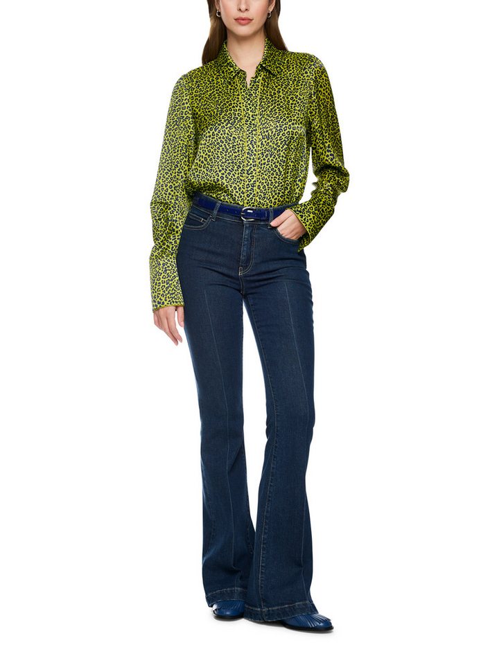Marc Cain Langarmbluse Leolicious Premium Damenmode mit Seiden-Anteil, Animal Print – Bild 3 von 5