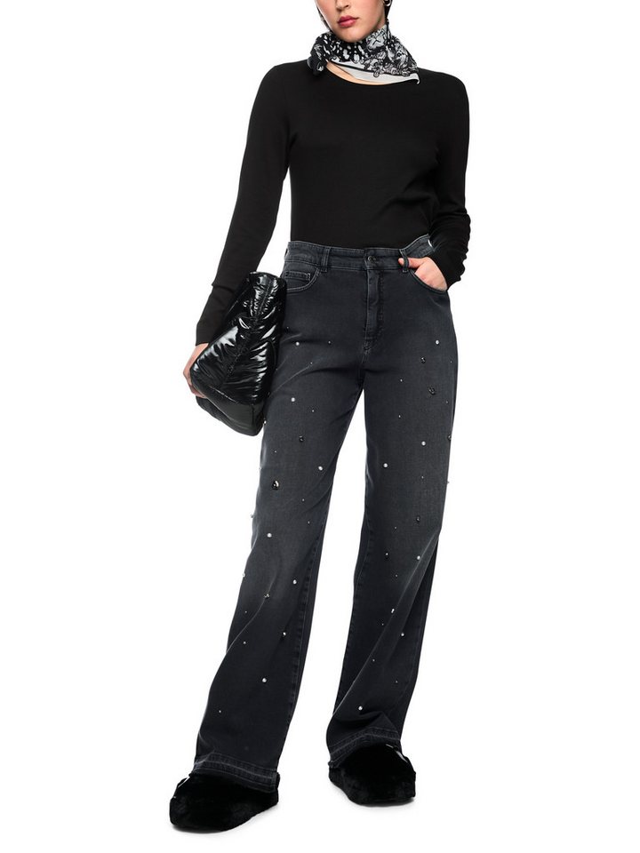 Marc Cain Langarmshirt Cattitude Premium Damenmode – Bild 3 von 5