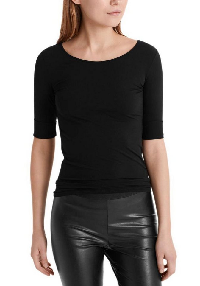 Marc Cain Langarmshirt "Collection Essential" Premium Damenmode Hauchzartes Longsleeve, elastisch – Bild 3 von 5