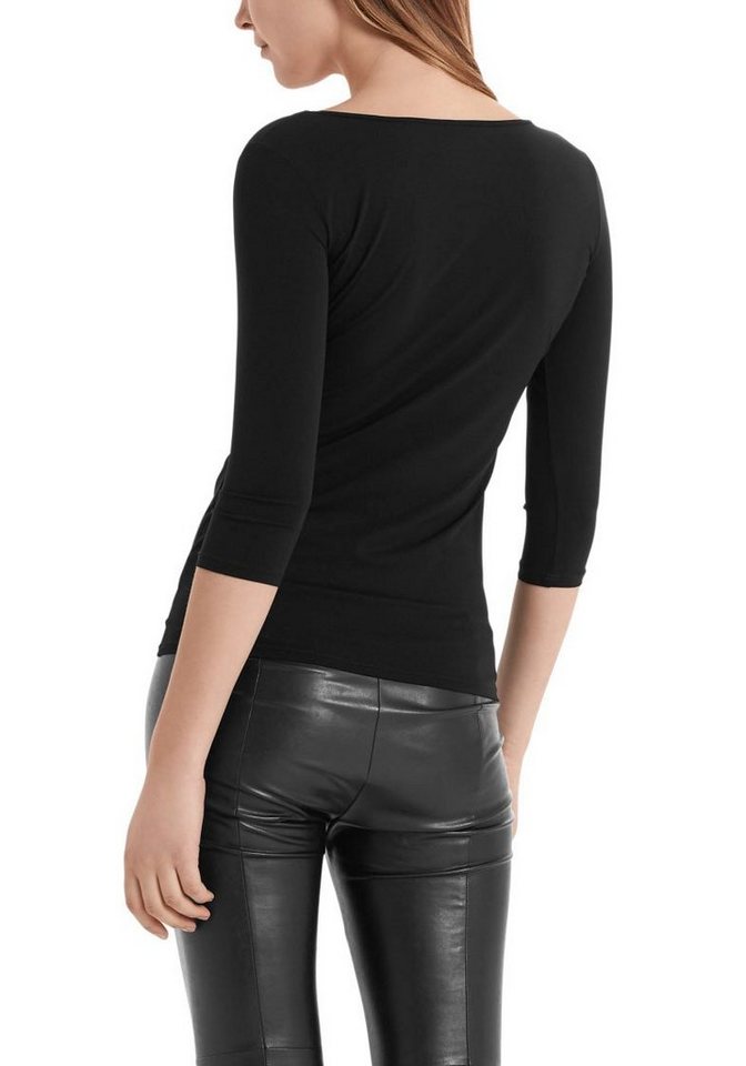 Marc Cain Langarmshirt "Collection Essential" Premium Damenmode Hauchzartes Longsleeve, elastisch – Bild 4 von 5