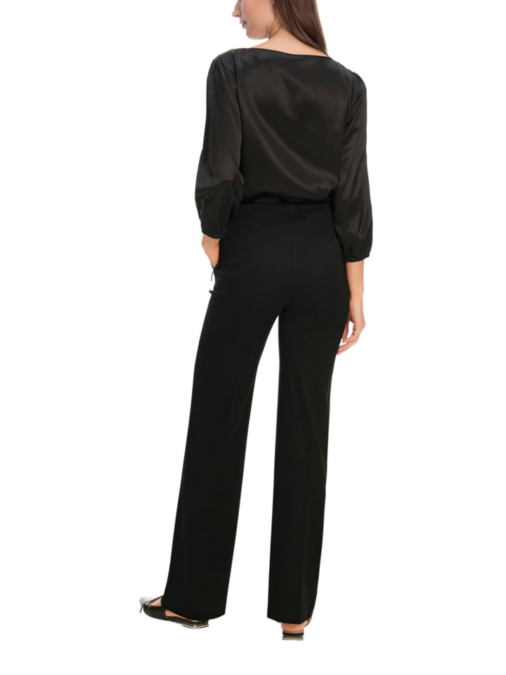 Marc Cain Stoffhose BE.0 - E1 - Essentials B schwarz,Elegant,Viskose,Unifarben,Wide Leg,Hoch – Bild 3 von 5
