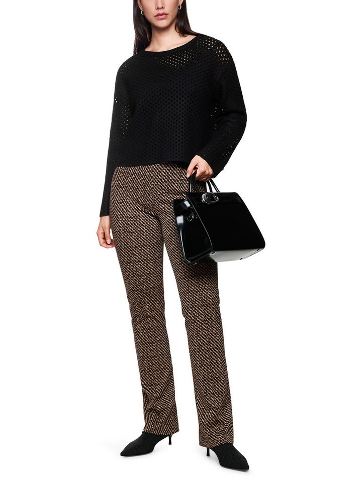 Marc Cain Strickhose Pants Premium Damenmode gestrickt, Model FREDERICA, femininer Schnitt – Bild 4 von 5