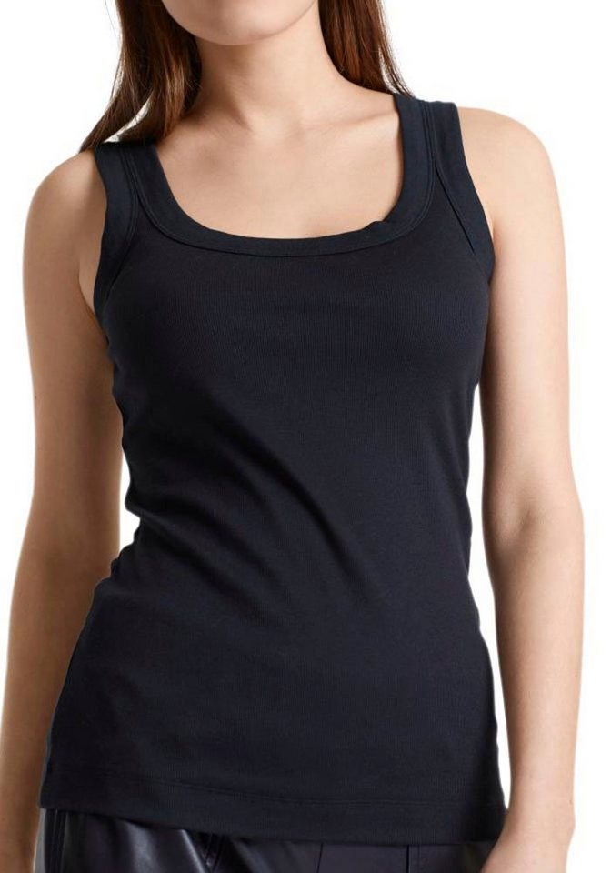Marc Cain Tanktop "Collection Essential" Premium Damenmode Tanktop aus Feinripp – Bild 2 von 5