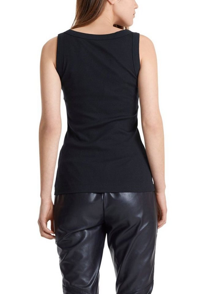 Marc Cain Tanktop "Collection Essential" Premium Damenmode Tanktop aus Feinripp – Bild 3 von 5