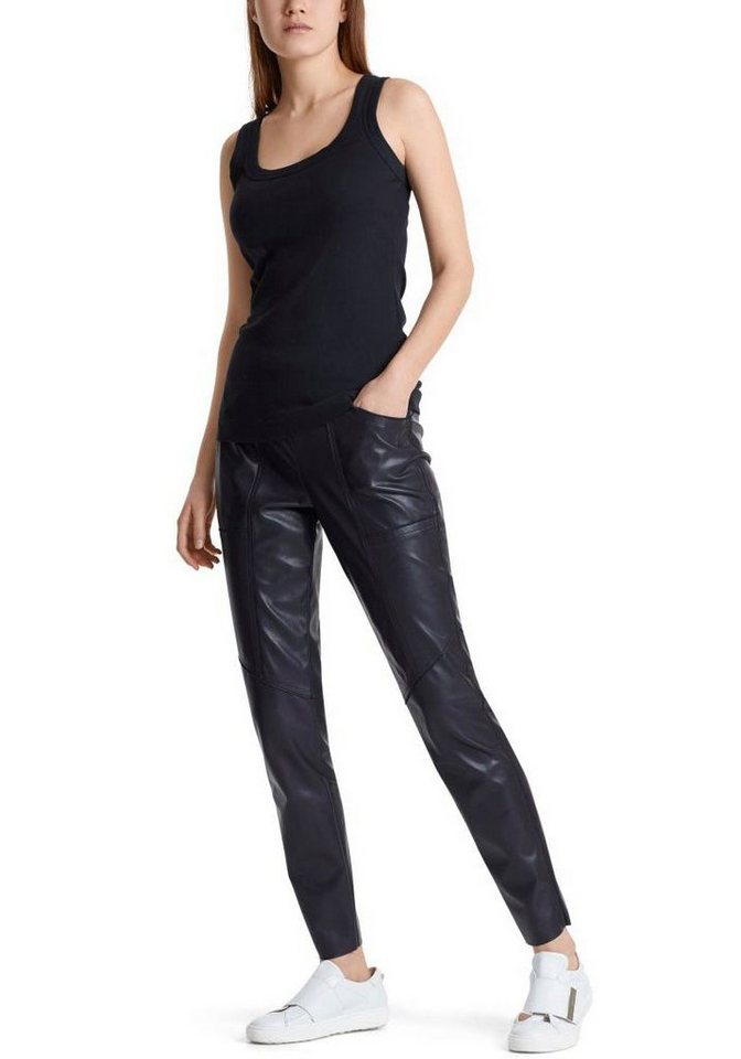 Marc Cain Tanktop "Collection Essential" Premium Damenmode Tanktop aus Feinripp – Bild 5 von 5