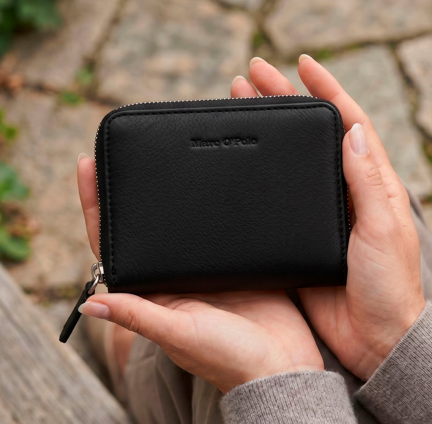Marc O'Polo Accessories Geldbörse, Geldbeutel, Money Pocket, Portemonnaie mit Logoschriftzug – Bild 2 von 3