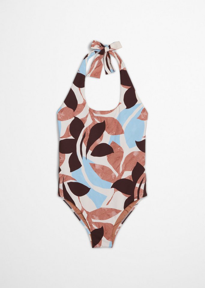 Marc O'Polo Badeanzug Breezy Leaf AOP – Bild 2 von 5