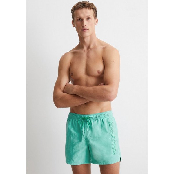 Marc O'Polo Badeshorts Essentials Beach Jersey mit seitlichem Schriftzug-Design