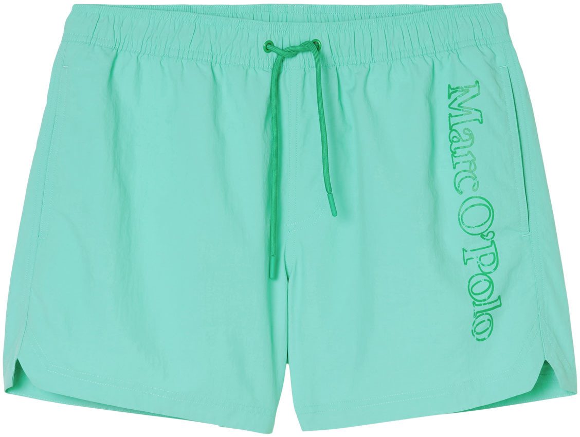Marc O'Polo Badeshorts Essentials Beach Jersey mit seitlichem Schriftzug-Design – Bild 2 von 4
