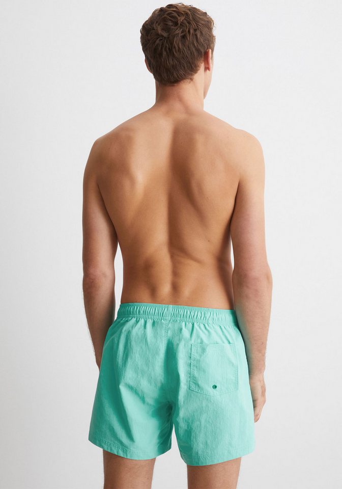 Marc O'Polo Badeshorts Essentials Beach Jersey mit seitlichem Schriftzug-Design – Bild 3 von 4