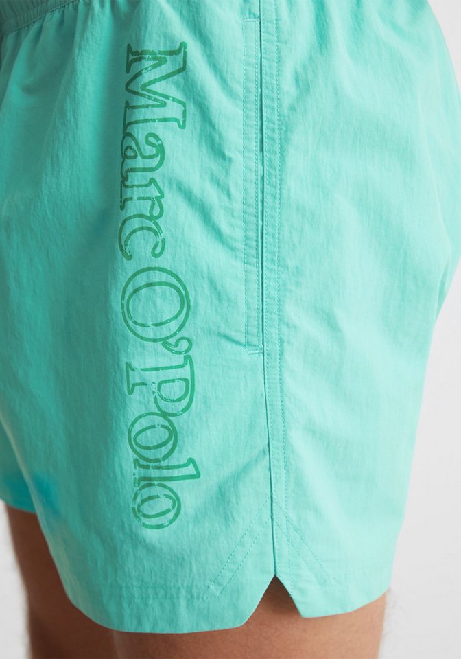 Marc O'Polo Badeshorts Essentials Beach Jersey mit seitlichem Schriftzug-Design – Bild 4 von 4