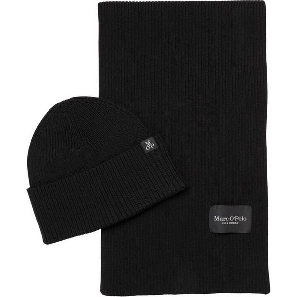 Marc O'Polo Beanie Set mit Schal (2-St., MOP ACC) Einheitsgröße