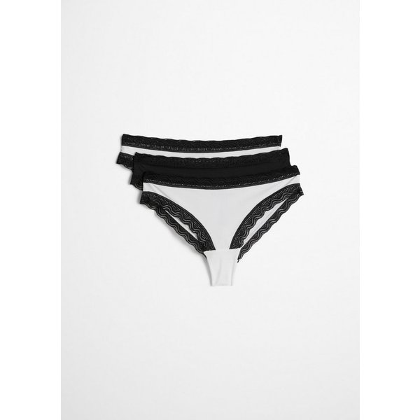Marc O'Polo Brasilslip (3er Pack) mit zarten Spitzenabschlüssen, für Erwachsene