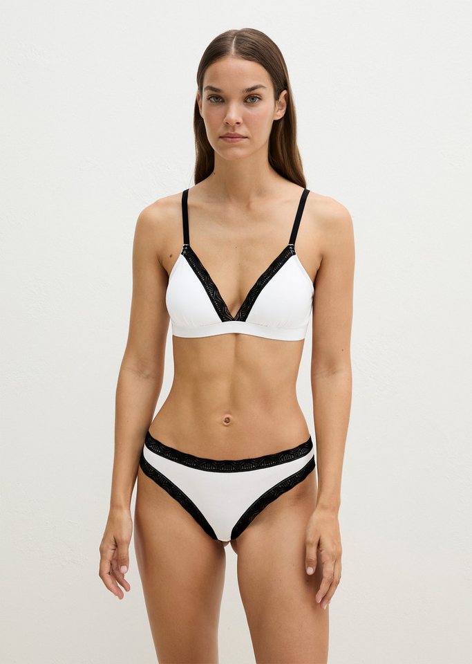 Marc O'Polo Brasilslip (3er Pack) mit zarten Spitzenabschlüssen, für Erwachsene – Bild 2 von 4