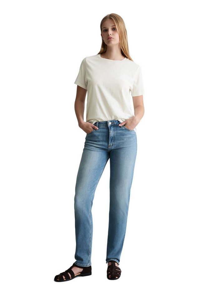 Marc O'Polo DENIM Gerade Jeans Model Olina straight aus hochwertigem Baumwoll-Stretch – Bild 4 von 5