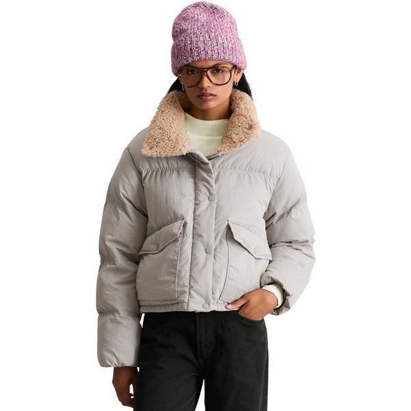 Marc O'Polo DENIM Outdoorjacke regular mit weichem Teddyplüschkragen