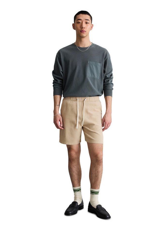 Marc O'Polo DENIM Shorts regular mit elastischem Bund – Bild 4 von 5